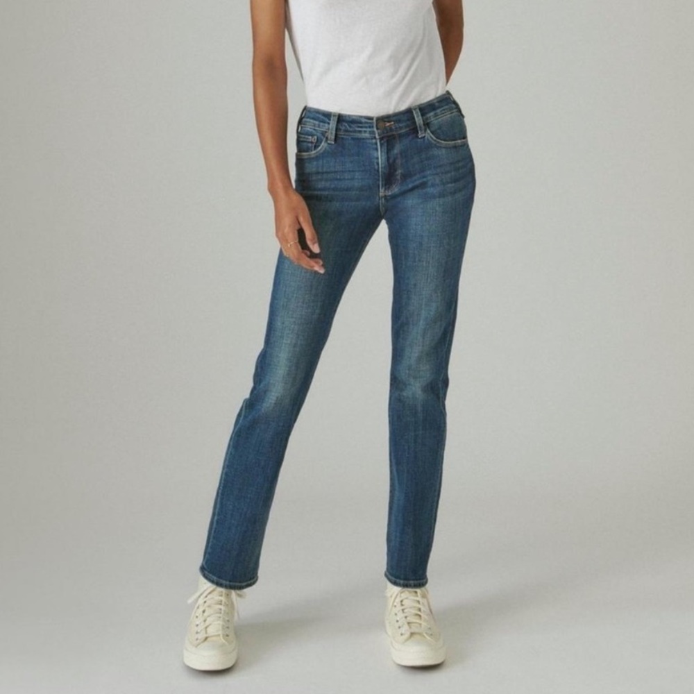 Lucky brand sweet crop mid rise jeans size  6/28